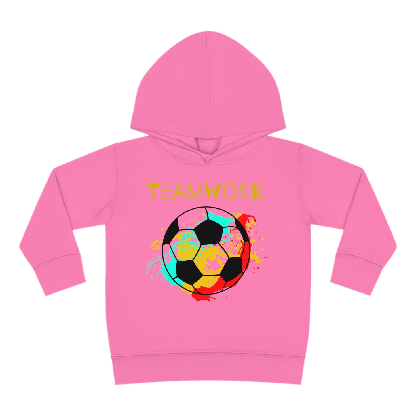 Teamwork Soccer Toddler Pullover Fleece Hoodie