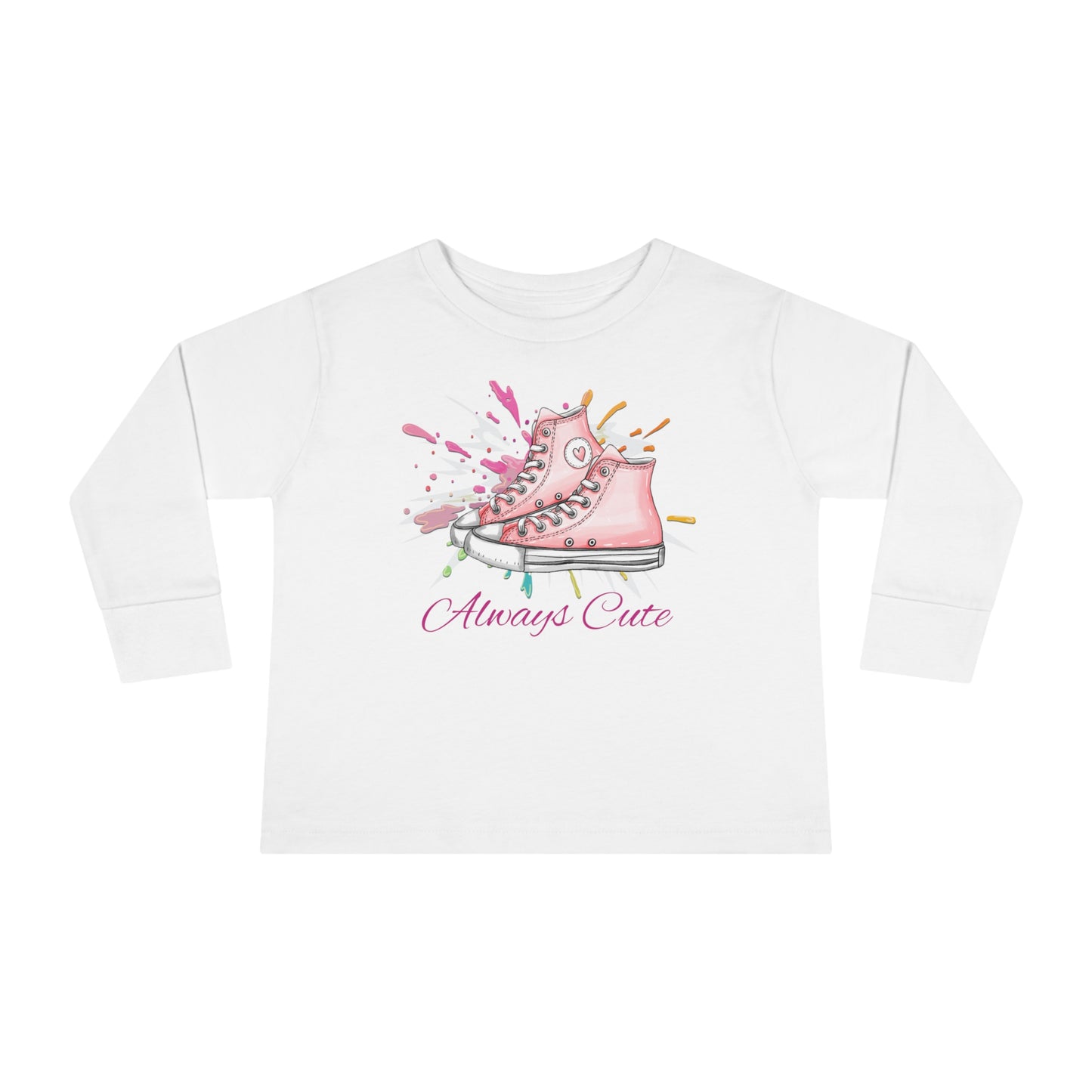 Always Cute Toddler Long Sleeve Tee