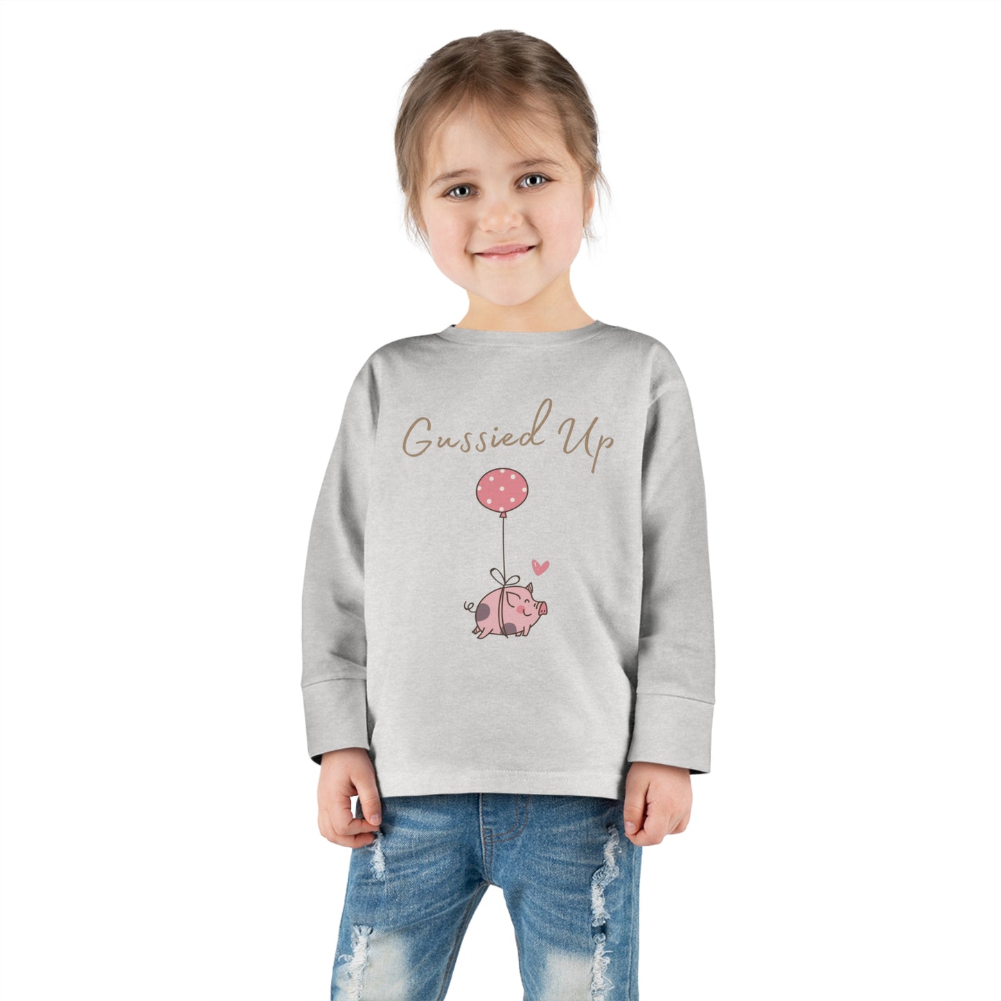 Gussied Up Toddler Long Sleeve Tee