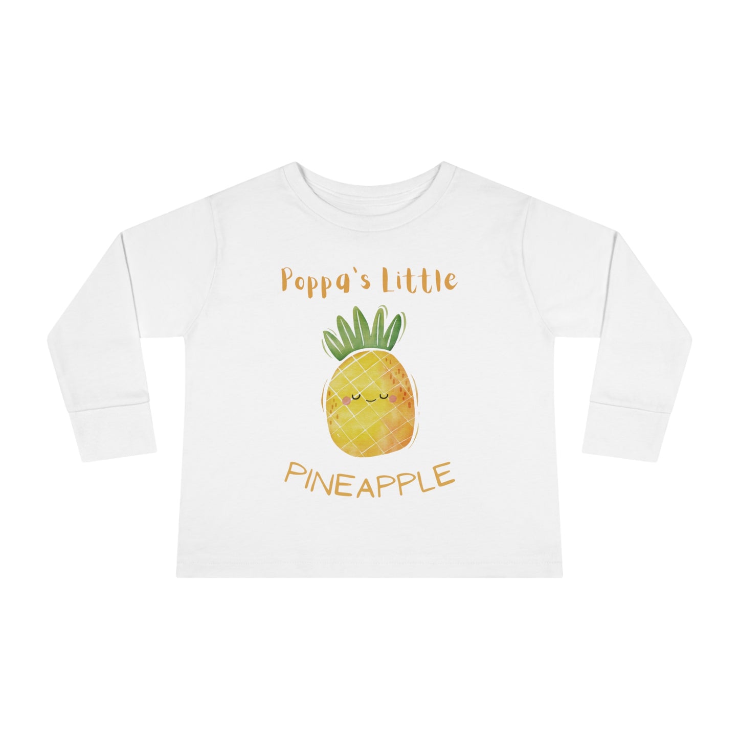 Pineapple graphic Toddler Long Sleeve Tee