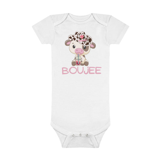 Boujee graphic Onesie® Organic Baby Bodysuit