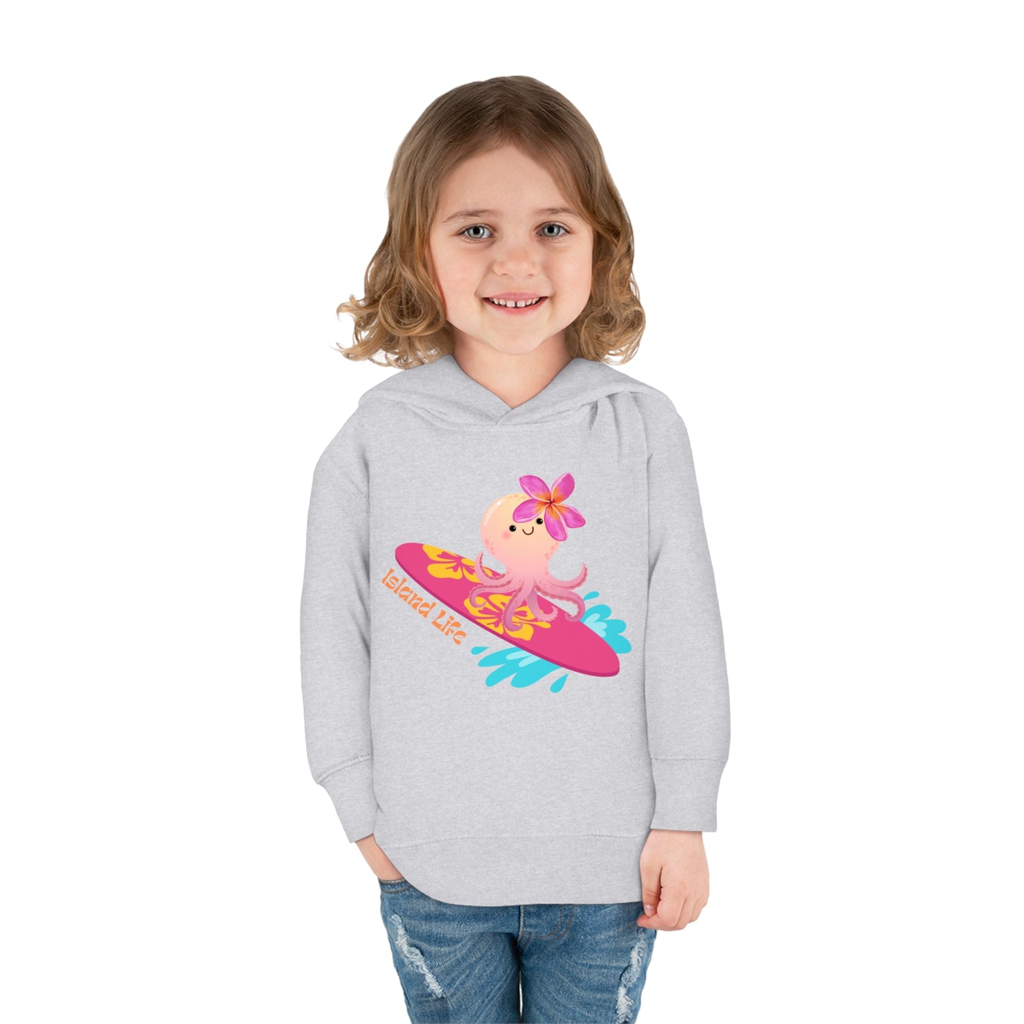 Island life Toddler Pullover Fleece Hoodie