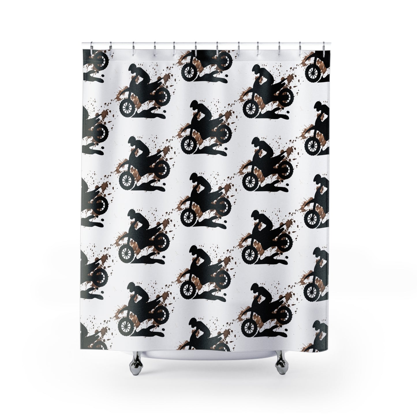 Dirt Bike Shower Curtain