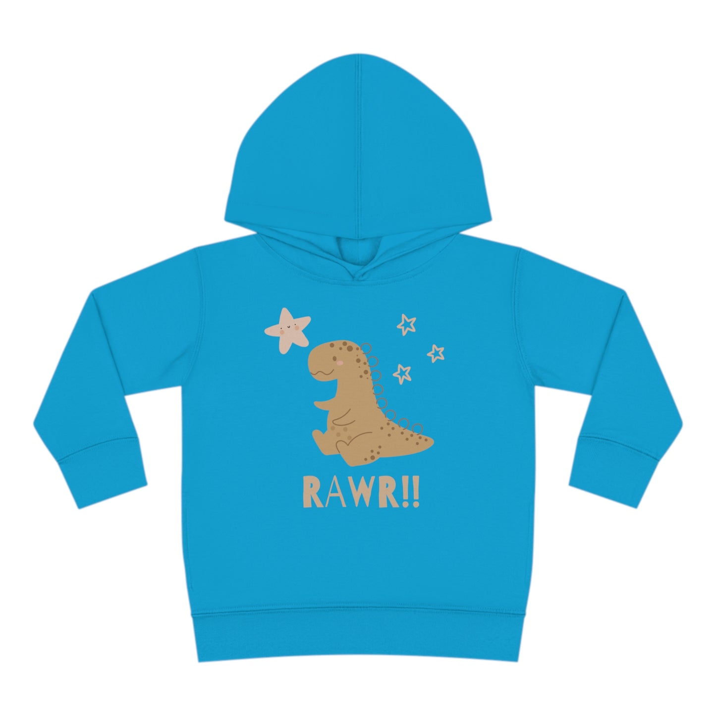 Dinosaur Toddler Pullover Fleece Hoodie