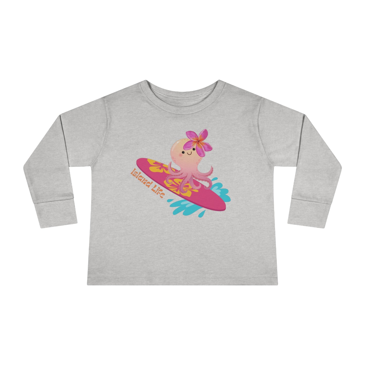 Island Girl Toddler Long Sleeve Tee