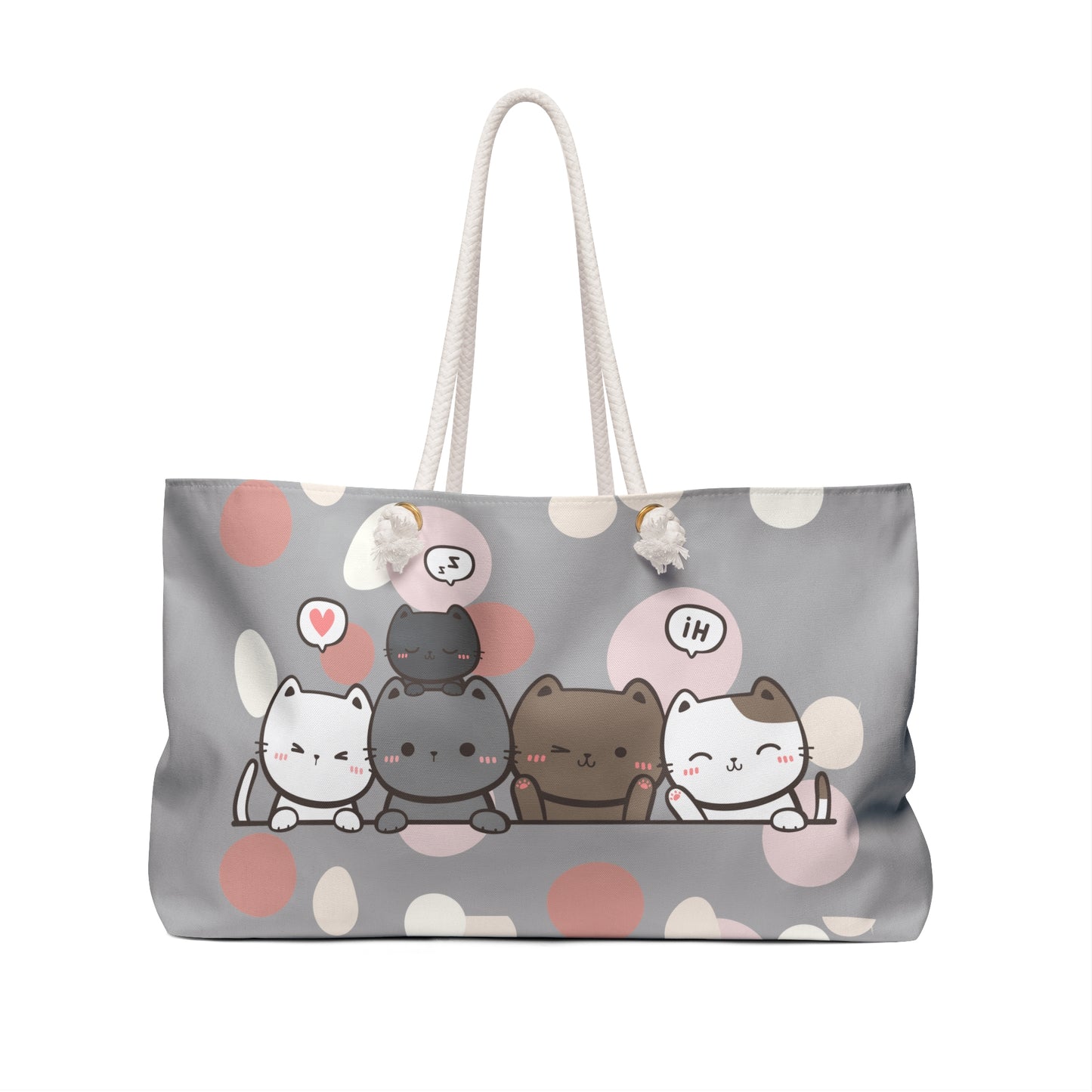 Kitten Weekender Tote