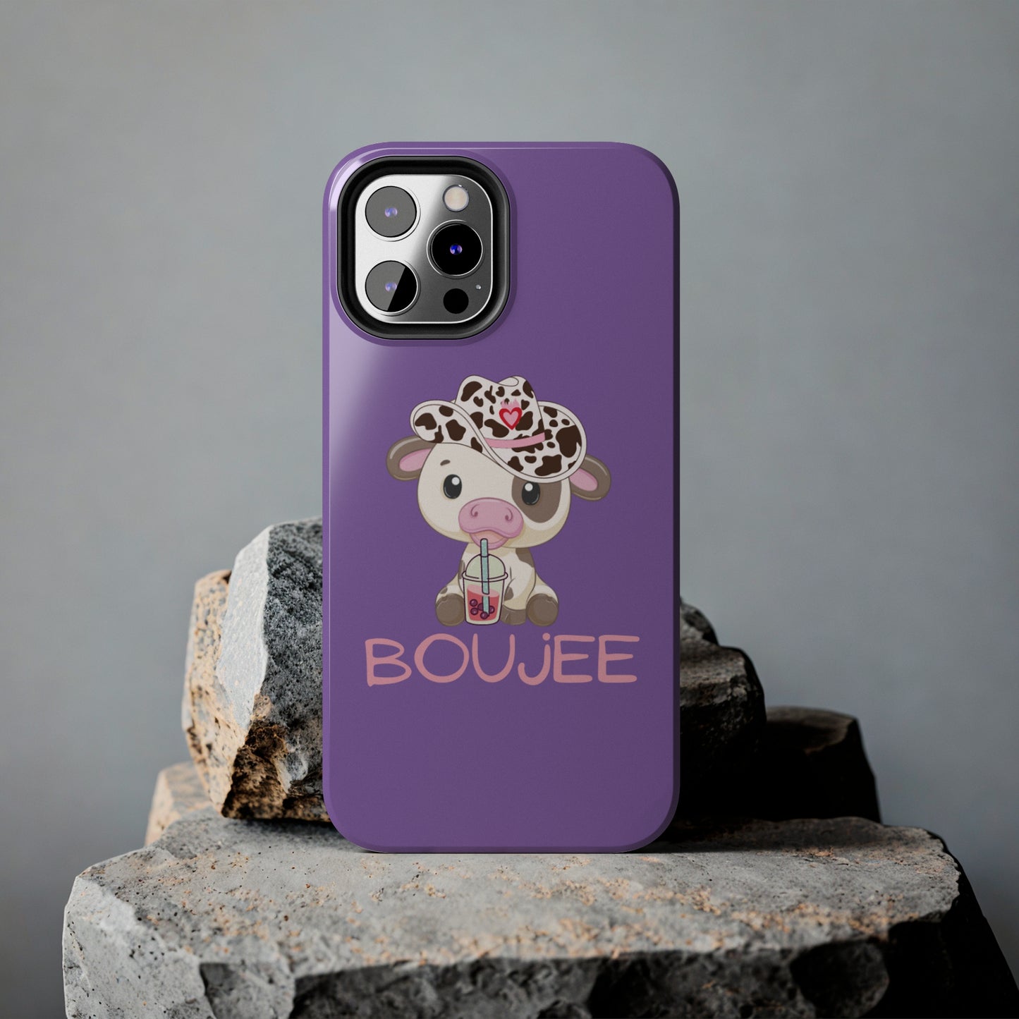 Boujee purple Tough Phone Cases