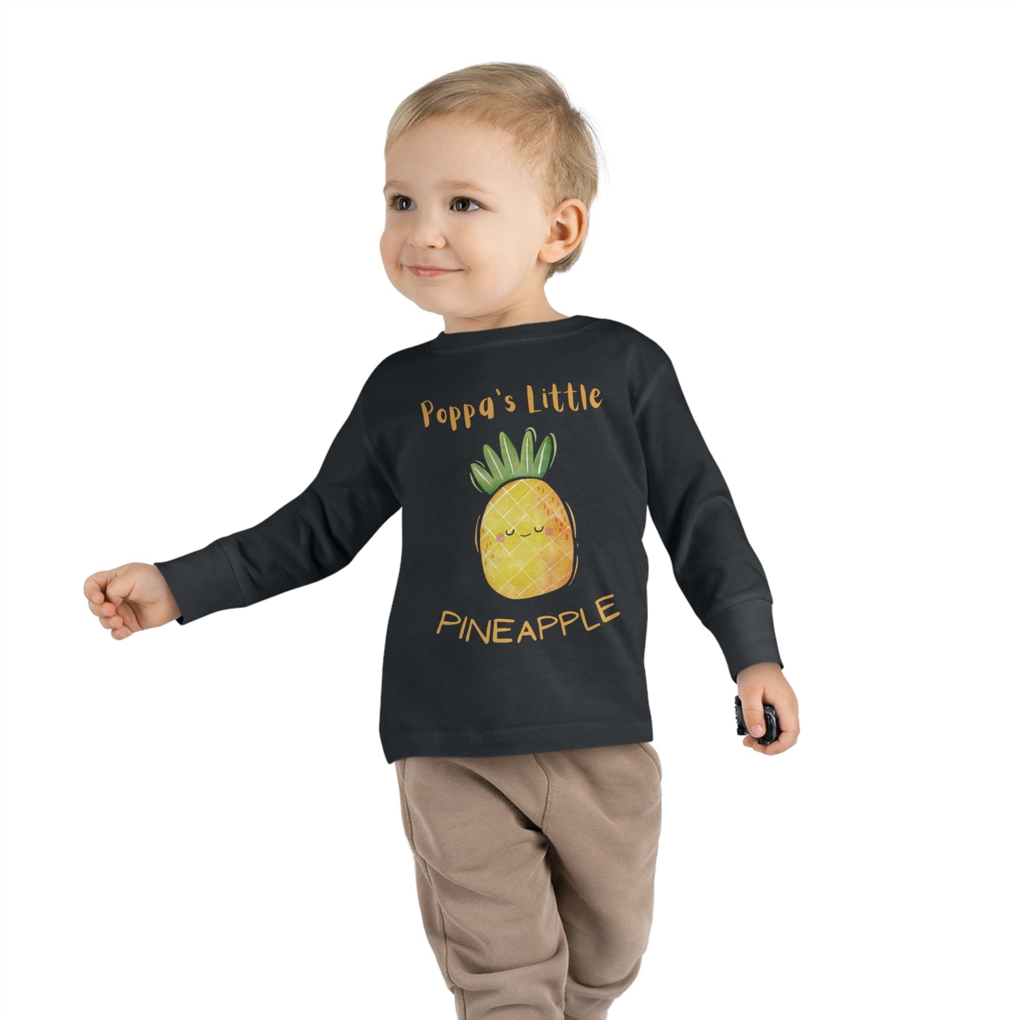 Pineapple graphic Toddler Long Sleeve Tee