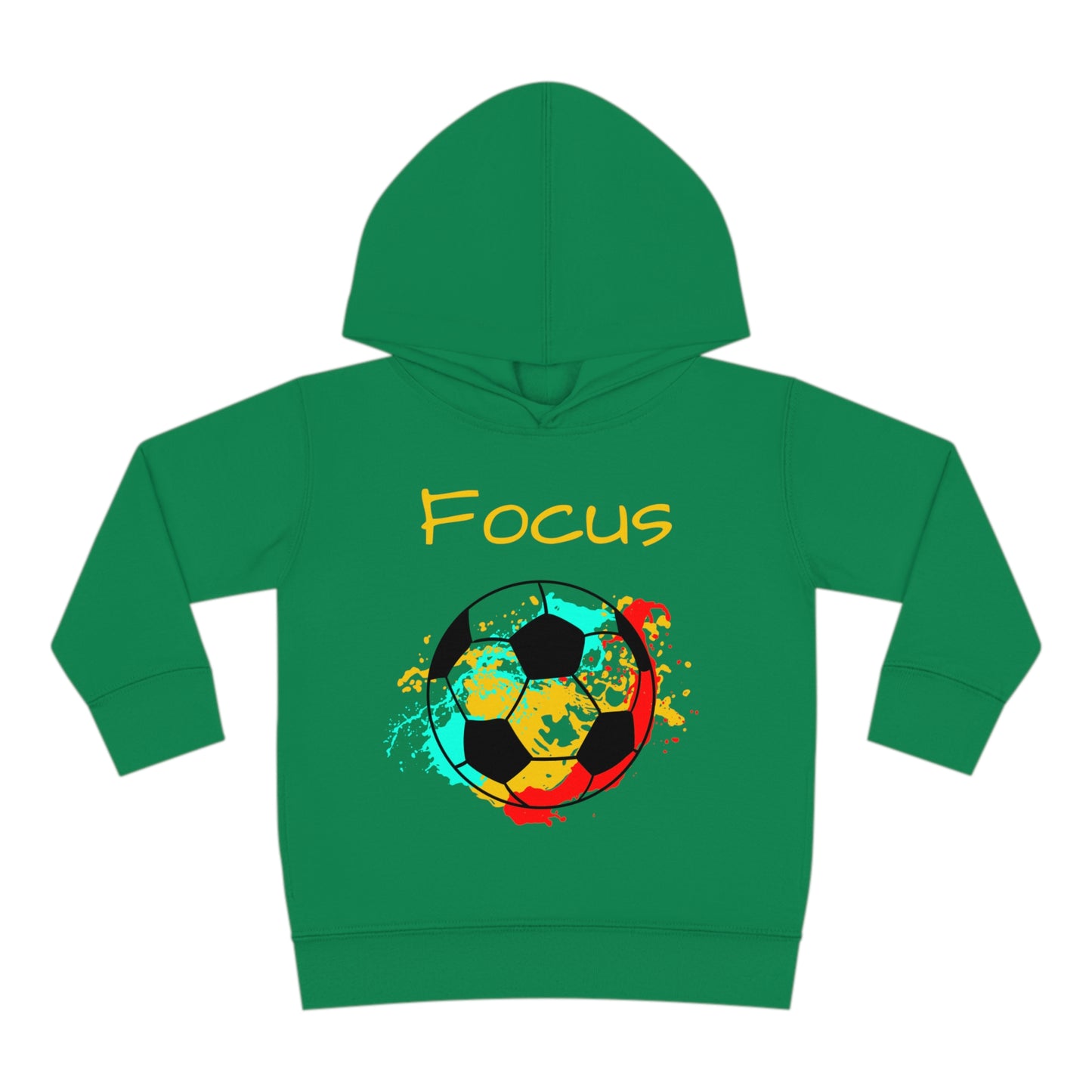 Soccer Ball Toddler Pullover Fleece Hoodie