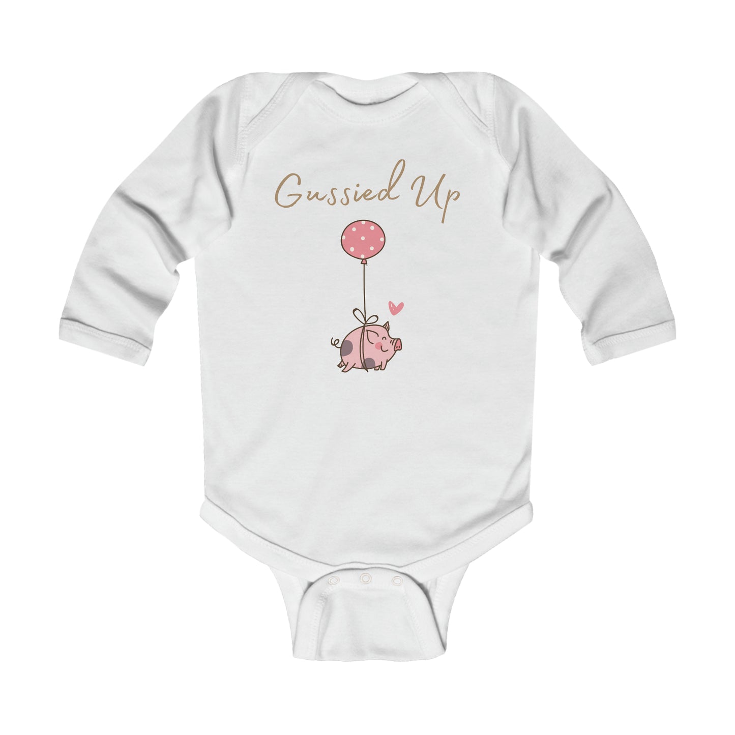 Infant Long Sleeve Bodysuit with cute southern graphic