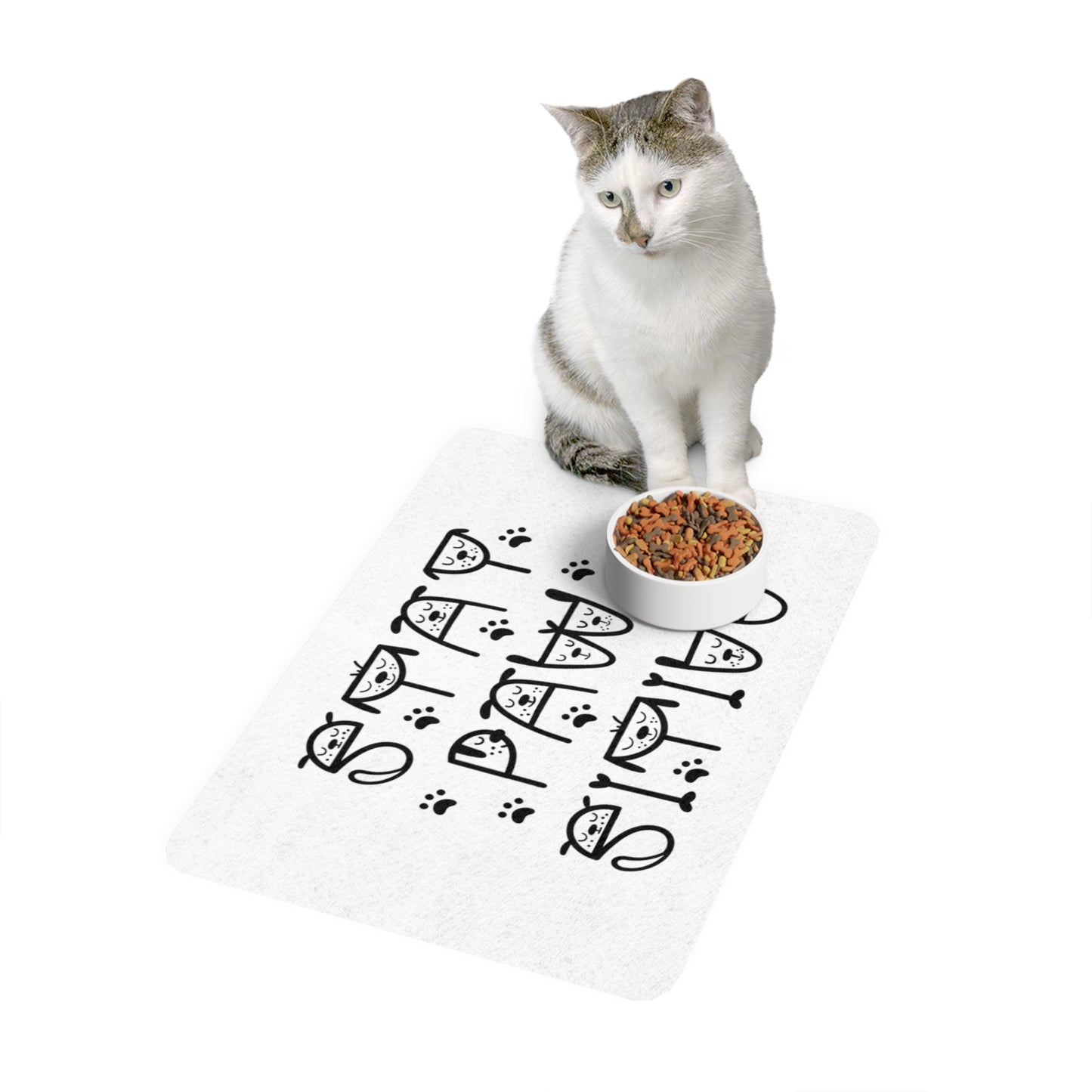 Stay Positive Pet Food Mat (12x18)