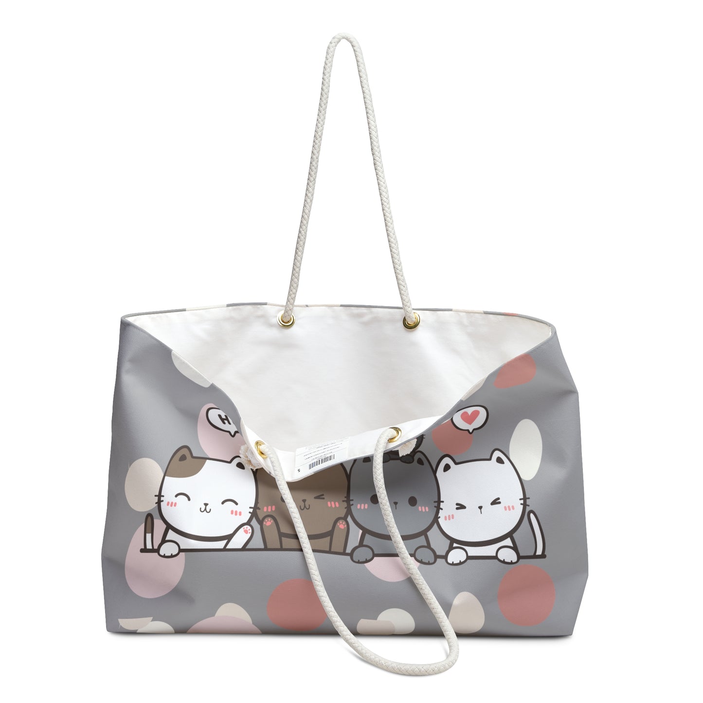 Kitten Weekender Tote