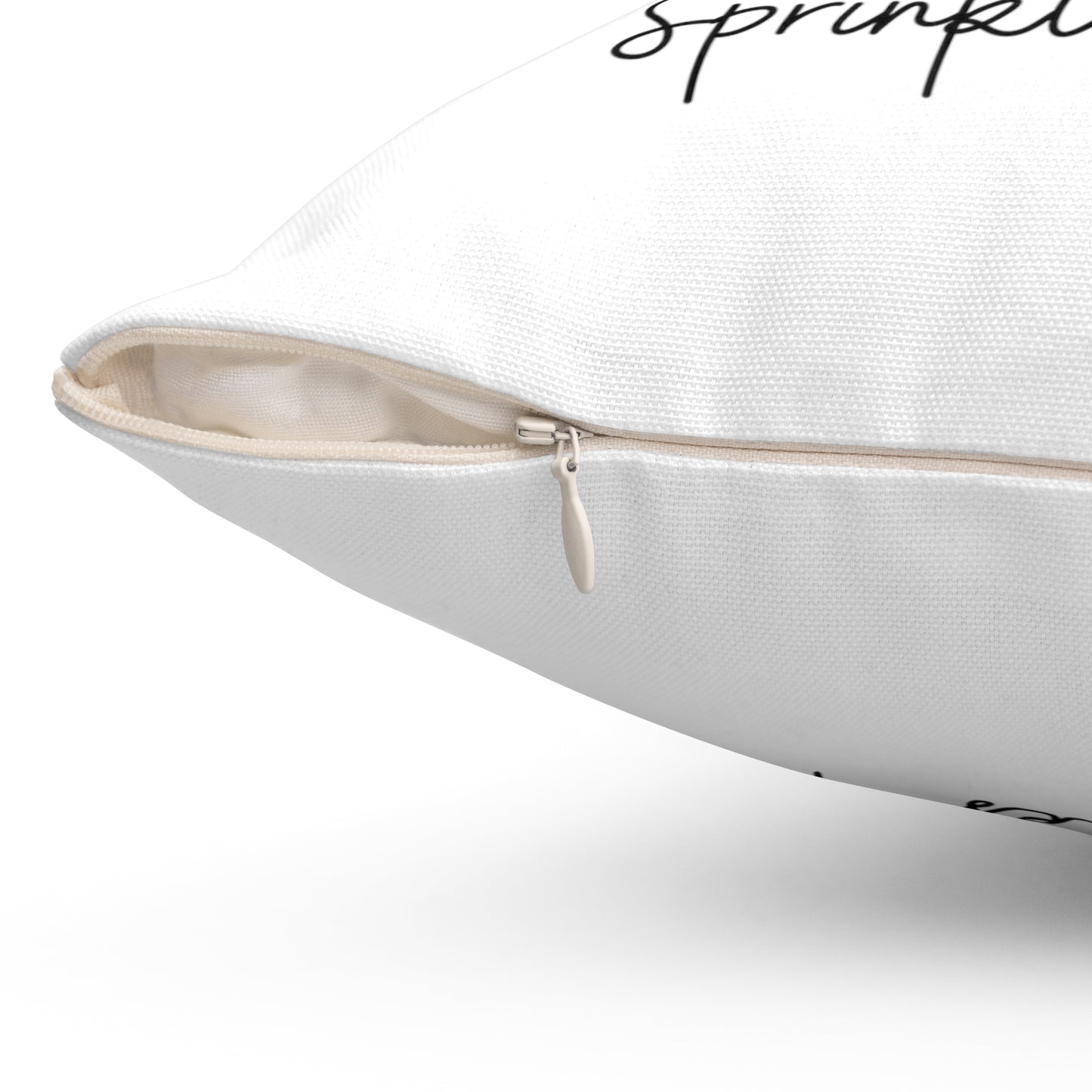 Sprinkles Of Love Spun  Polyester Square Pillow