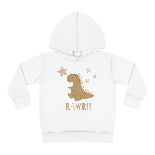 Dinosaur Toddler Pullover Fleece Hoodie