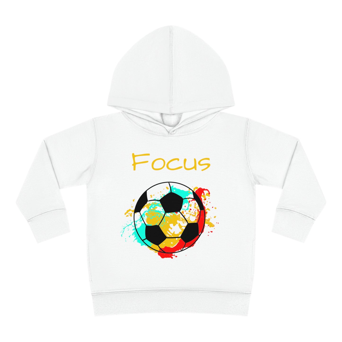 Soccer Ball Toddler Pullover Fleece Hoodie