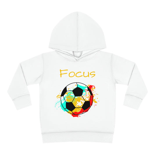 Soccer Ball Toddler Pullover Fleece Hoodie