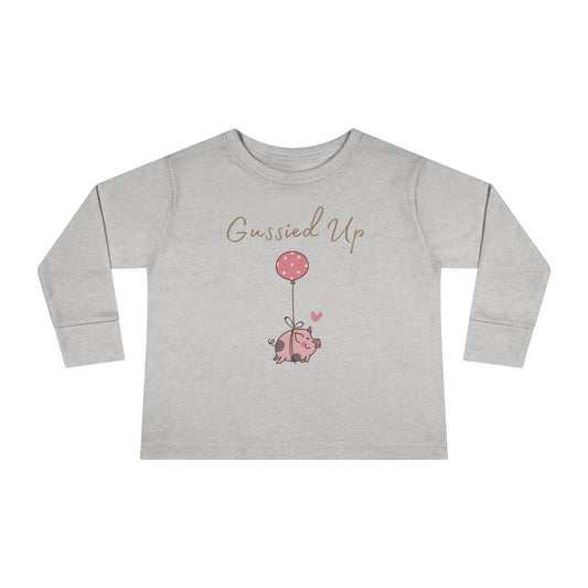 Gussied Up Toddler Long Sleeve Tee