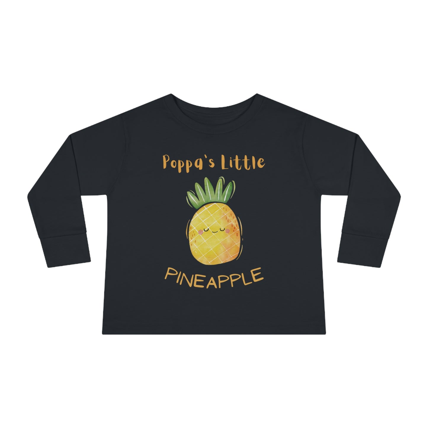 Pineapple graphic Toddler Long Sleeve Tee