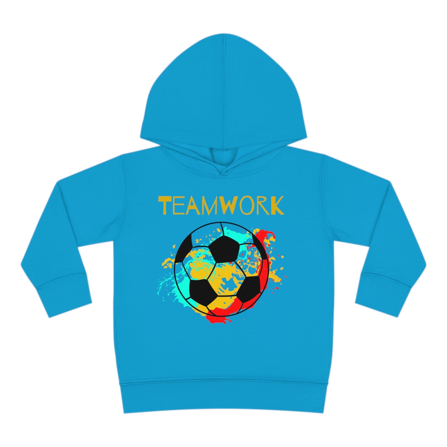 Teamwork Soccer Toddler Pullover Fleece Hoodie