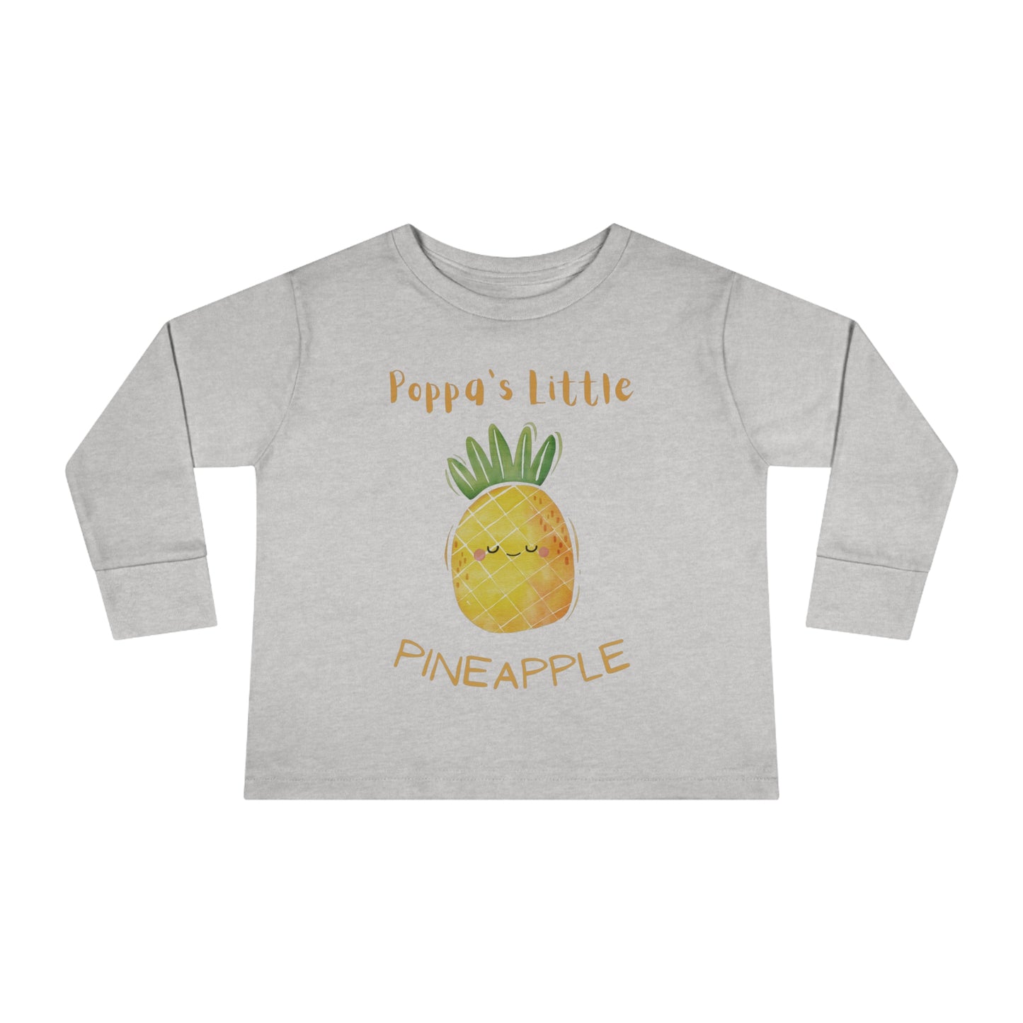 Pineapple graphic Toddler Long Sleeve Tee