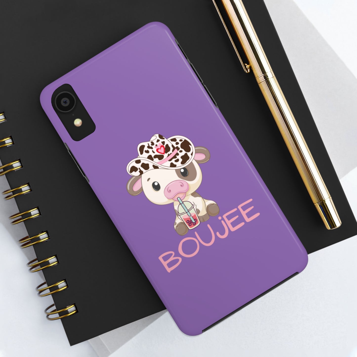 Boujee purple Tough Phone Cases